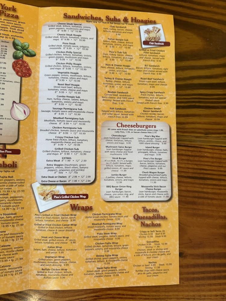 Pino's Pizza #2 Menu image 3